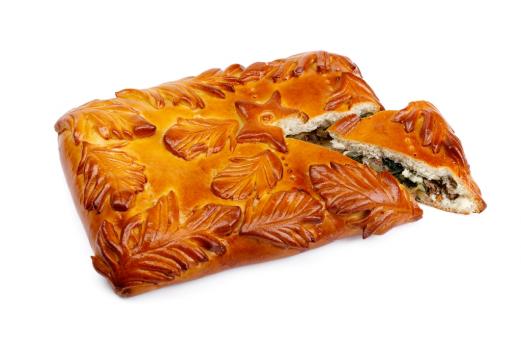 Пирог с грибами